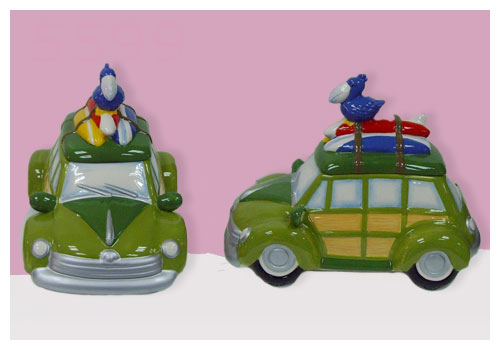 our cars go vroom vroom, the fastest ceramic cookie jars ever